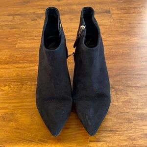 Bryant Atwood black suede booties